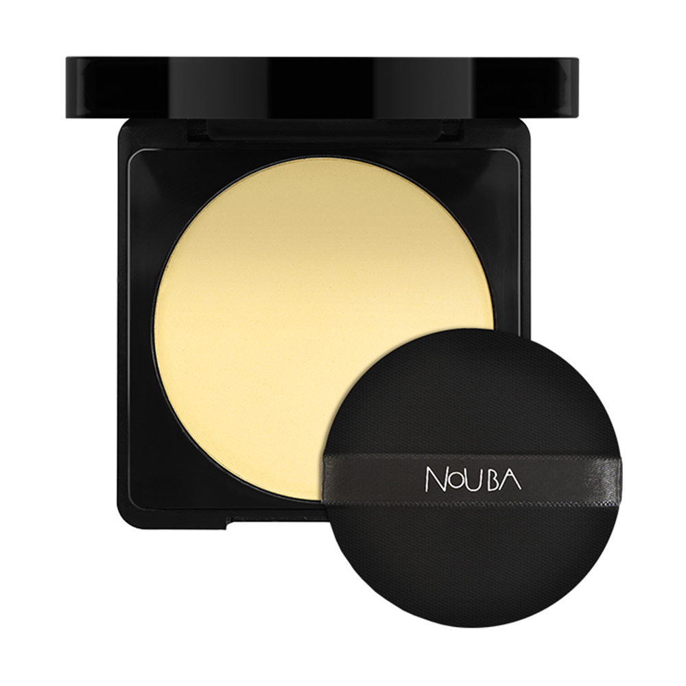Компактная фіксувальна пудра для обличчя NoUBA Soft Compact Silky Matt Powder 09 Pale Banana, 9 г
