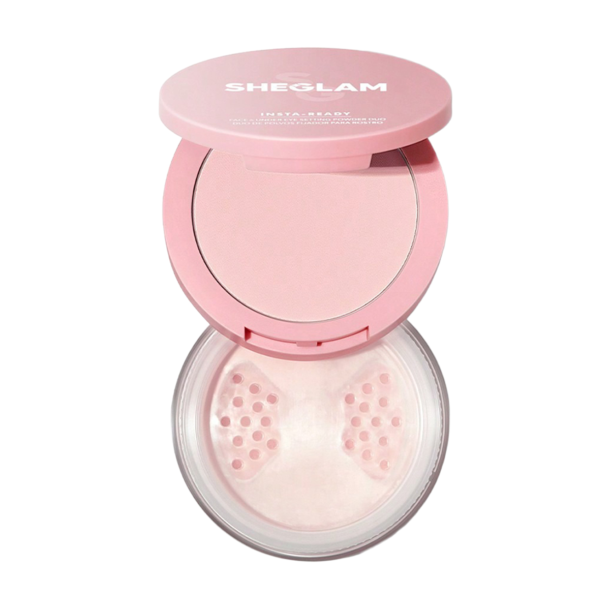 Подвійна фіксувальна пудра для обличчя Sheglam Insta-Ready Ultra-Fine Blur &amp; Lift Setting Powder Duo, Bubblegum, 14 г